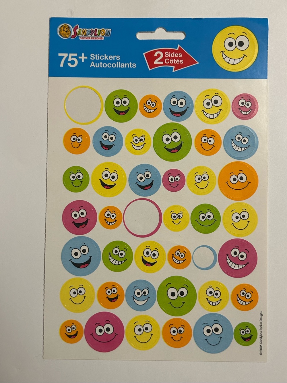 Sandylion Smiley Face Sticker Pack